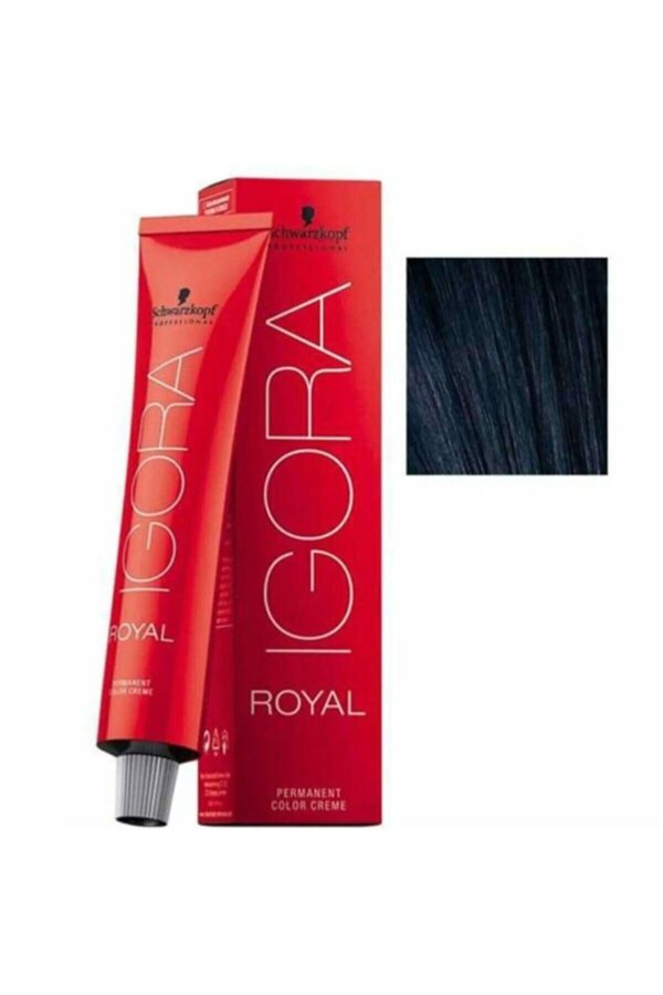 Schwarzkopf Igora Royal 1-1 Mavi Siyah Boya Tüp Saç Boyası 60ml