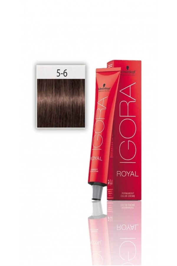 Schwarzkopf Igora Royal 5-6 Açık Kahve Kestane Boya Tüp Saç Boyası 60ml