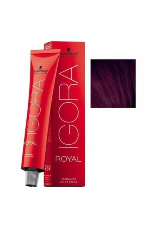 Schwarzkopf Igora Royal 5-99 Açık Kahve Yoğun-Viyole Boya Tüp Saç Boyası 60ml