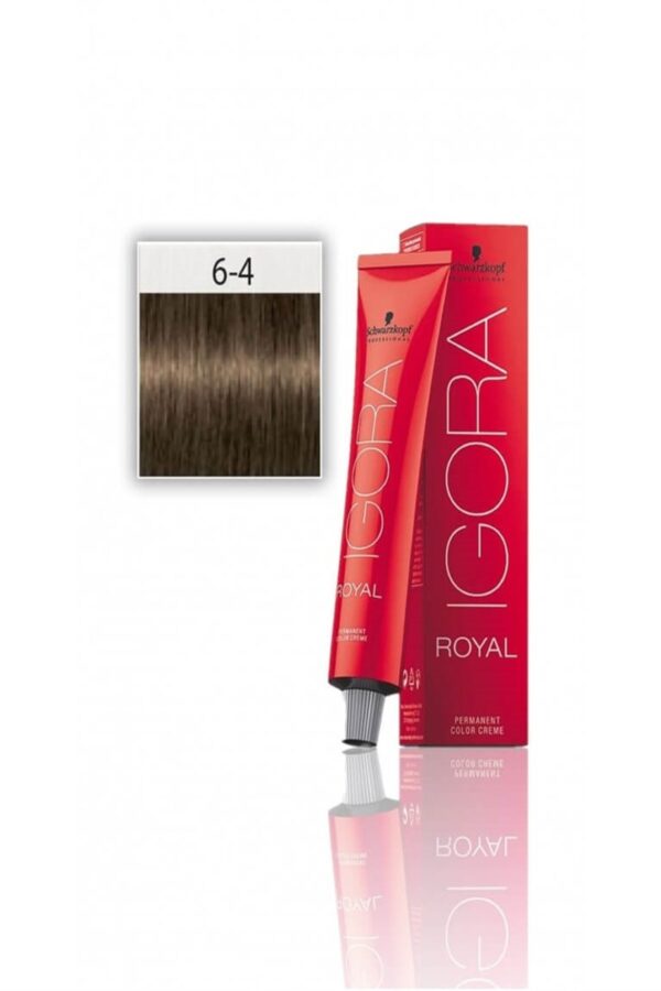 Schwarzkopf Igora Royal 6-4 Koyu Kumral Bej Boya Tüp Saç Boyası 60ml