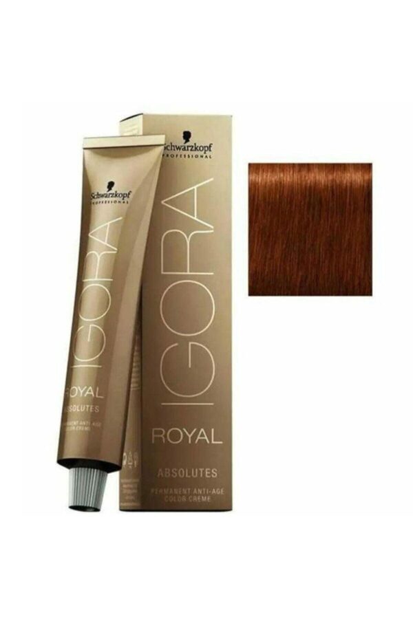 Schwarzkopf Igora Royal 6-70 Koyu Kumral Bakır Doğal Boya Tüp Saç Boyası 60ml