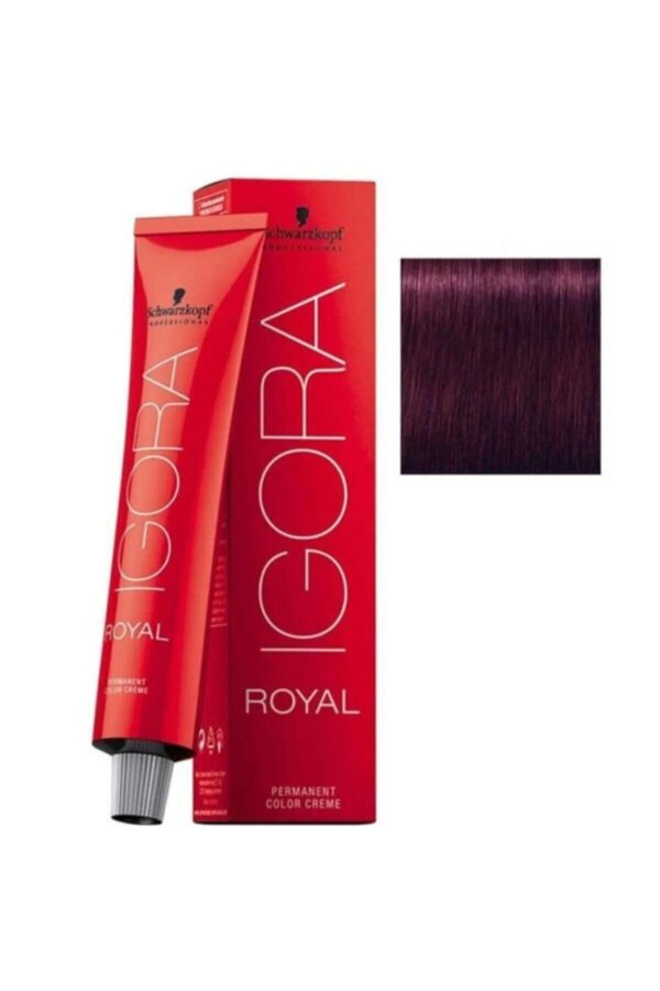 Schwarzkopf Igora Royal 6-99 Yoğun Viyole Koyu Kumral Boya Tüp Saç Boyası 60ml