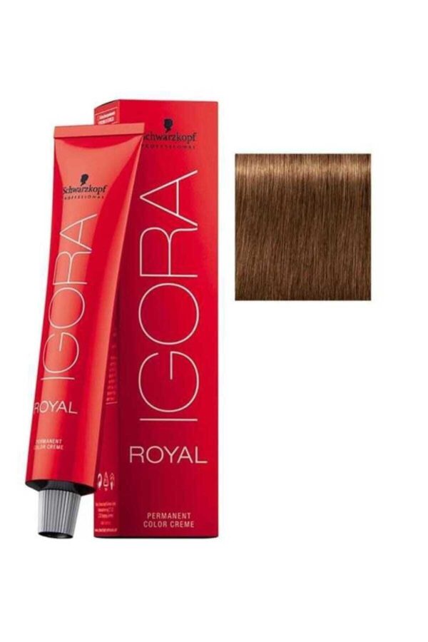 Schwarzkopf Igora Royal 7-55 Kumral Yoğun Altın Boya Tüp Saç Boyası 60ml