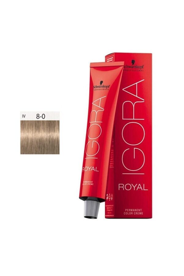 Igora Royal 5 Adet 8-0 Açık Kumral Boya Tüp Saç Boyası 60ml