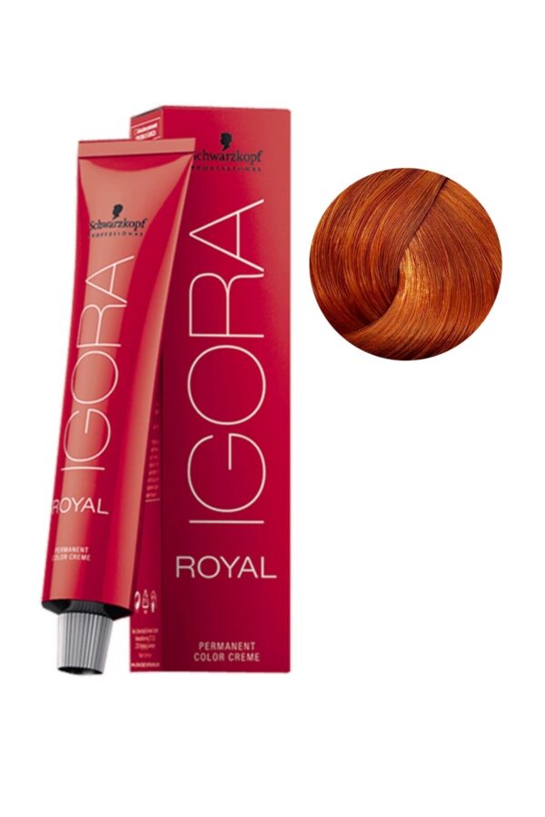 Schwarzkopf Igora Royal 8-77 Açık Kumral Yoğun Bakır Boya Tüp Saç Boyası 60ml