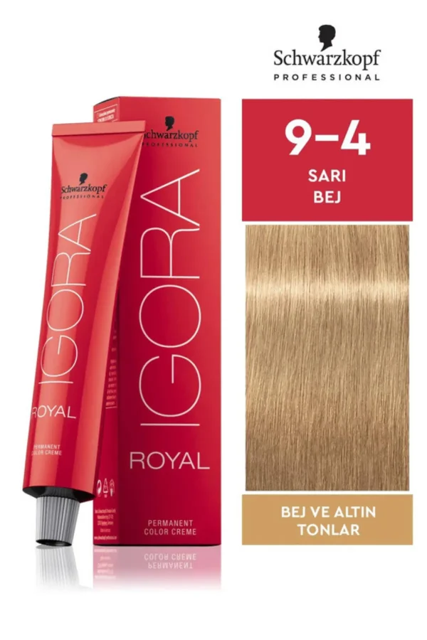 Schwarzkopf Igora Royal  9-4 Sarı Bej Saç Boyası 60 ml