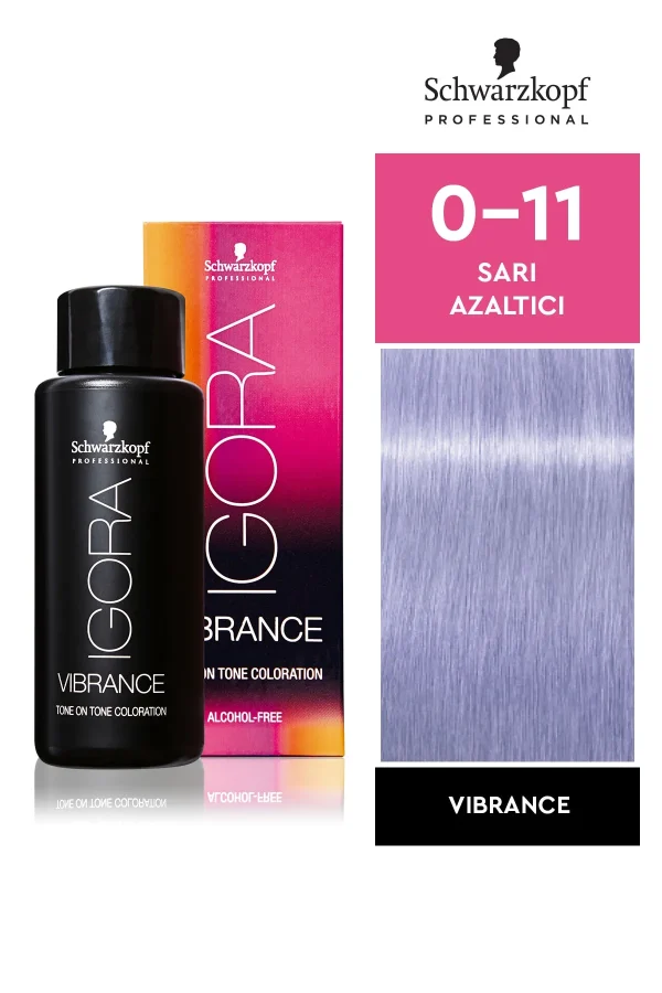 Schwarzkopf Igora Vibrance 0-11 Sarı Azaltıcı Saç Boyası 60 ml