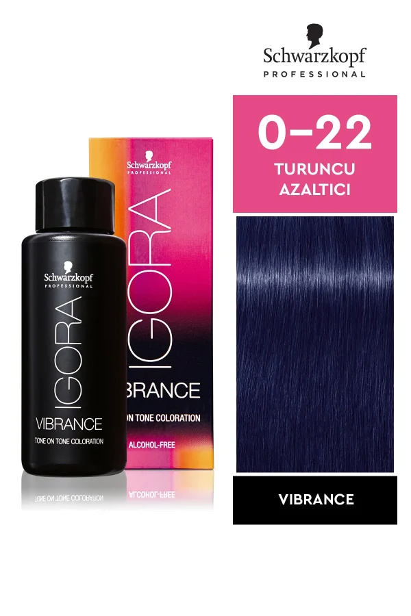 Schwarzkopf Igora Vibrance 0-22 Turuncu Azaltıcı Saç Boyası 60ml