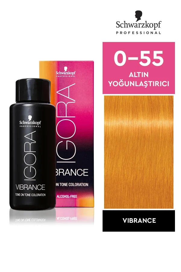 Schwarzkopf Igora Vibrance 0-55 Altın Yoğunlaştırıcı Saç Boyası 60ml