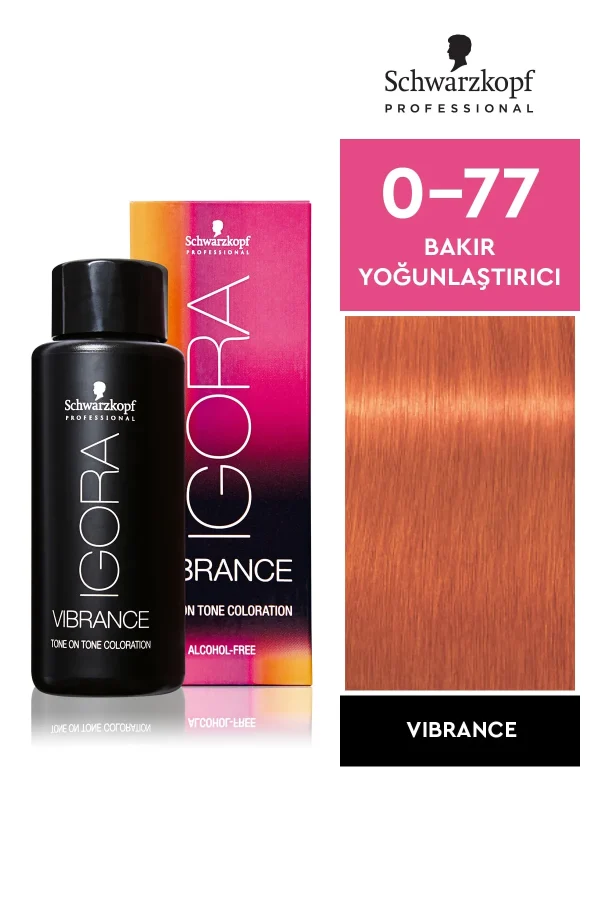 Schwarzkopf Igora Vibrance 0-77 Bakır Yoğunlaştırıcı Saç Boyası 60ml