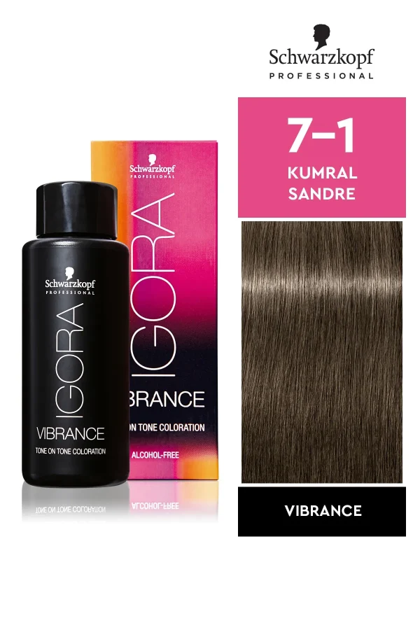 Igora Vibrance 5 Adet 7-1 Kumral Sandre Saç Boyası 60ml